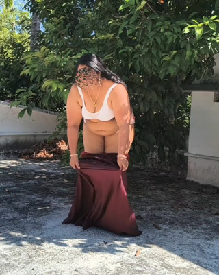 Indian Girl in Red Skirt and White Top