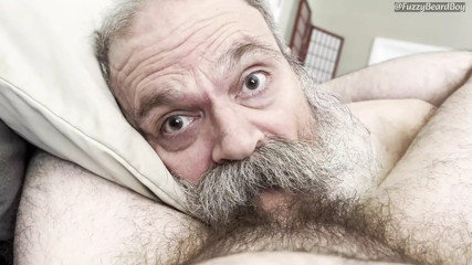 Daddy Bear Nurses Cock, Gets Cumstache Reward