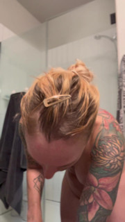 Bathroom Tease and Masturbation