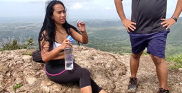 Outdoor sex with the tour guide