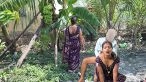 At the gentle farm house, the owner started to the nine-kar, then after a while, she started stumbling on the B.Ed in the house.