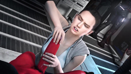 Rey Showing Her Dark Side (futa Shemale)