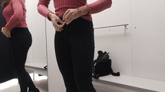 Fingering in the changing room