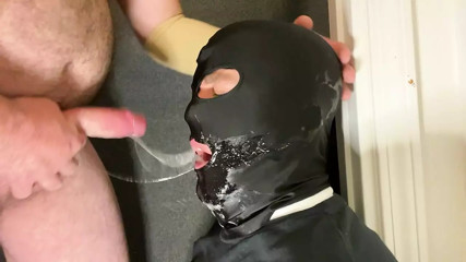 Verbal alpha feeding his faggot some Thanksgiving gravy