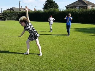 Flashing Pussy Doing Cartwheels In The Park