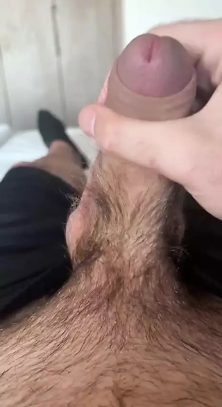 Rubbing my cock in high-quality, close-up!
