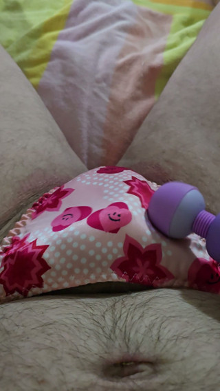 Satin String Bikini Panty Playing