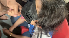 Blowjob queen with cum in mouth