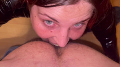 Rimming POV Doggy in Latex