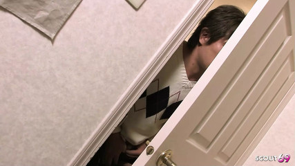 Japanese Step-Sister 18 caught masturbate with Vibrator and seduce to First Time Creampie Sex