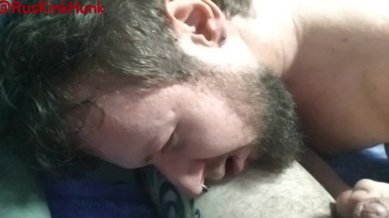 A Hefty Hairy Bear Loads Me with Cum Several Times and Then Fists Me