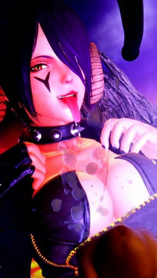 Cum Tribute - Diabla Angel (KoF, custom 3D art)