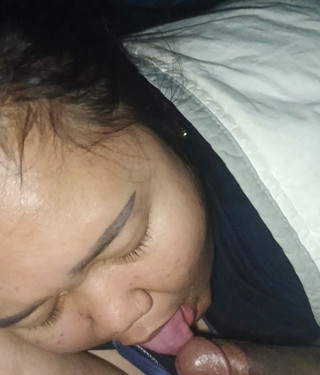 My wife sucked until my sperm came out