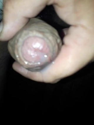 small cock play with toy and cum