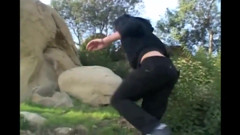 POV babe fucked on the cliff