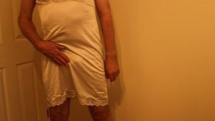 Slip and white panties
