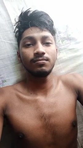 Hot black gay boy in bed