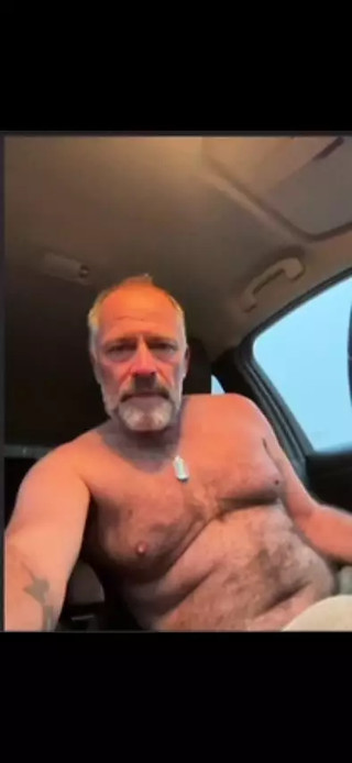 Daddybears live car wank