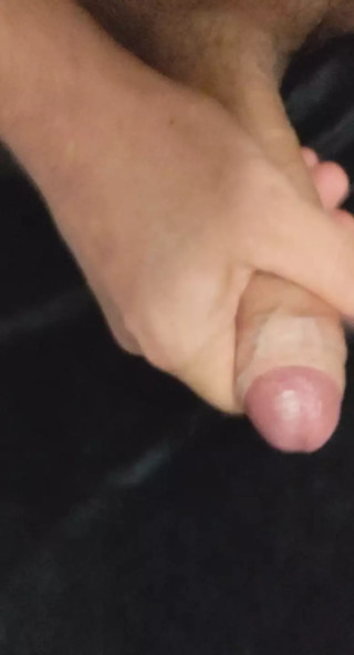 Guy cums from handjob