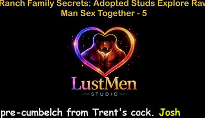 English Audio Gay Sex Story - Ranch Family Secrets Adopted Studs Explore Raw Man Sex Together - Part 5