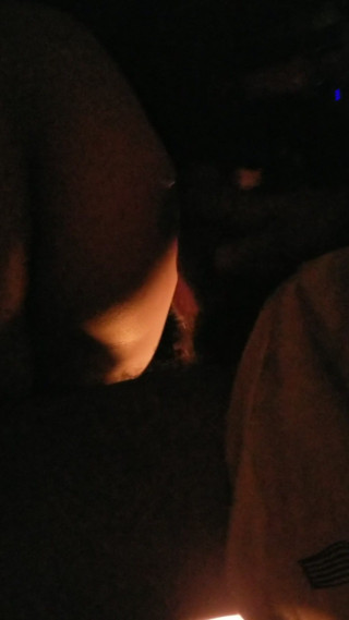 A nice gooey cum on my wife's ass.