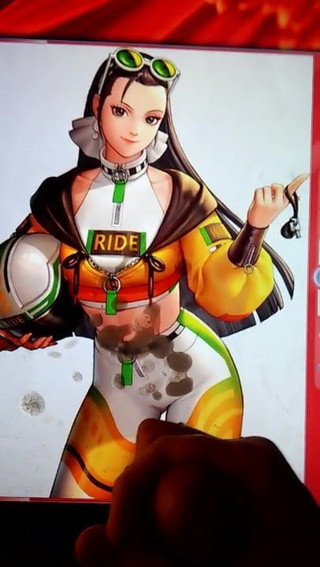 Cum Tribute - Biker Babe Chizuru (KoF Allstars)
