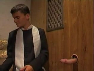 Roman Catholic priest forgives perverted sinner