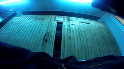 Str8 Daddy Risky Gym Sauna Jerk Off &amp; Cum