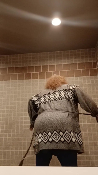 Shh dont tell I was  being naughty in the rest room of a diner that