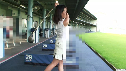 Japanese MILF golf date and love love at love hotel