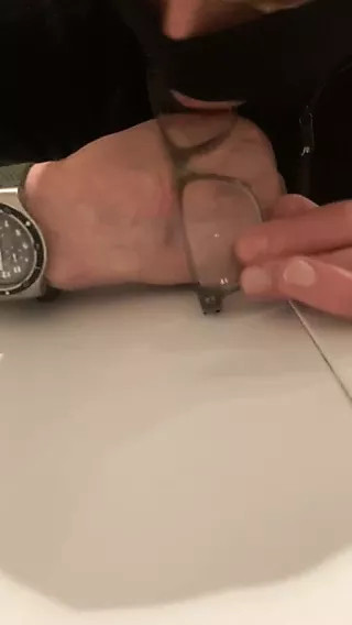 Grosse geile Brille : Zeit zum lecken und saugen :P
