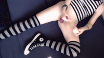 Femboy fucks fleshlight