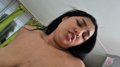 Mexican Student Goes to Her Teacher's House to  the Subject. Real Amateur