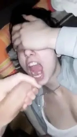 She give me a blowjob and swallows for the first time