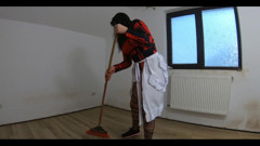 Nymphomaniac Maid Cleans an Abandoned House Ep 257