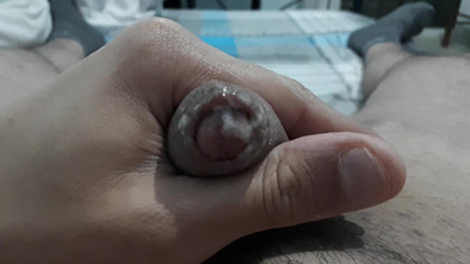 Wet Foreskin!