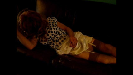 Modeling new dresses, Cumming on couch