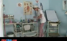 Nurse Nailed on Gyno Chair