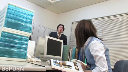 JAV Threesome in the Office Fucking the New Japanese Secretary