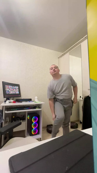 He showed me his dirty panties thumbnail