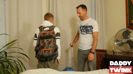 Daddyontwink Blond Stepson Dominik Black Seduces Stepdad Dave London Into Sex