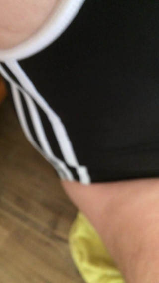 Me in Adidas women's sports swimsuits white stripes