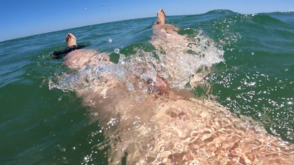 I Cum Just for the Pleasure of Feeling Free, Naked on a Public Beach thumbnail