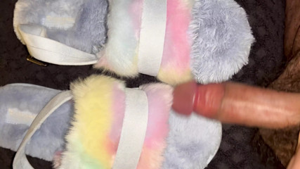 Cum on UGG Slippers thumbnail