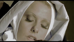 Under the Tunic, Sexy Lingerie: This Slutty Nun Cums DP with 2 Cowboys