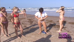 Coeds Get Naked On Texas Beach