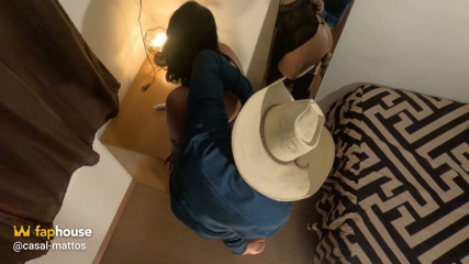 Wife Takes DP and Anal From the Black Guy While Cuck Watches