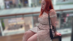 The Bitch Is Dripping Wet in Public and Wants Sex.