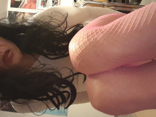 The horny tranny Tamara in sexy lingerie.