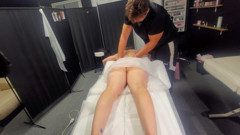 Pervert Masseur Being Inappropriate with Clients It Just Started!